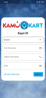 Kamu Kart android App screenshot 5